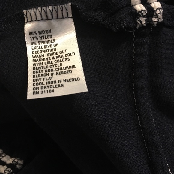 Crown & Ivy Nautical Navy Dress PS FREE SHIP - Picture 3 of 5